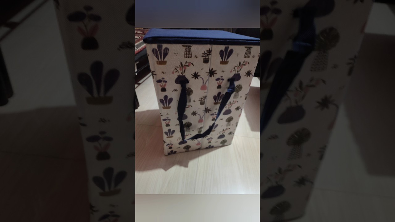Laundry Basket for Clothes, Toy Storage Boxwith Lid & Handles,Toy Storage Box#Rammitrends# #shorts#