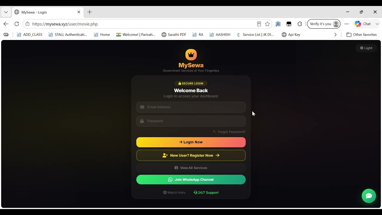 MySewa Portal | All Online Services in One Place 🔥 Aadhaar, PAN, DL, RC, PUC & More #AadhaarUpdate