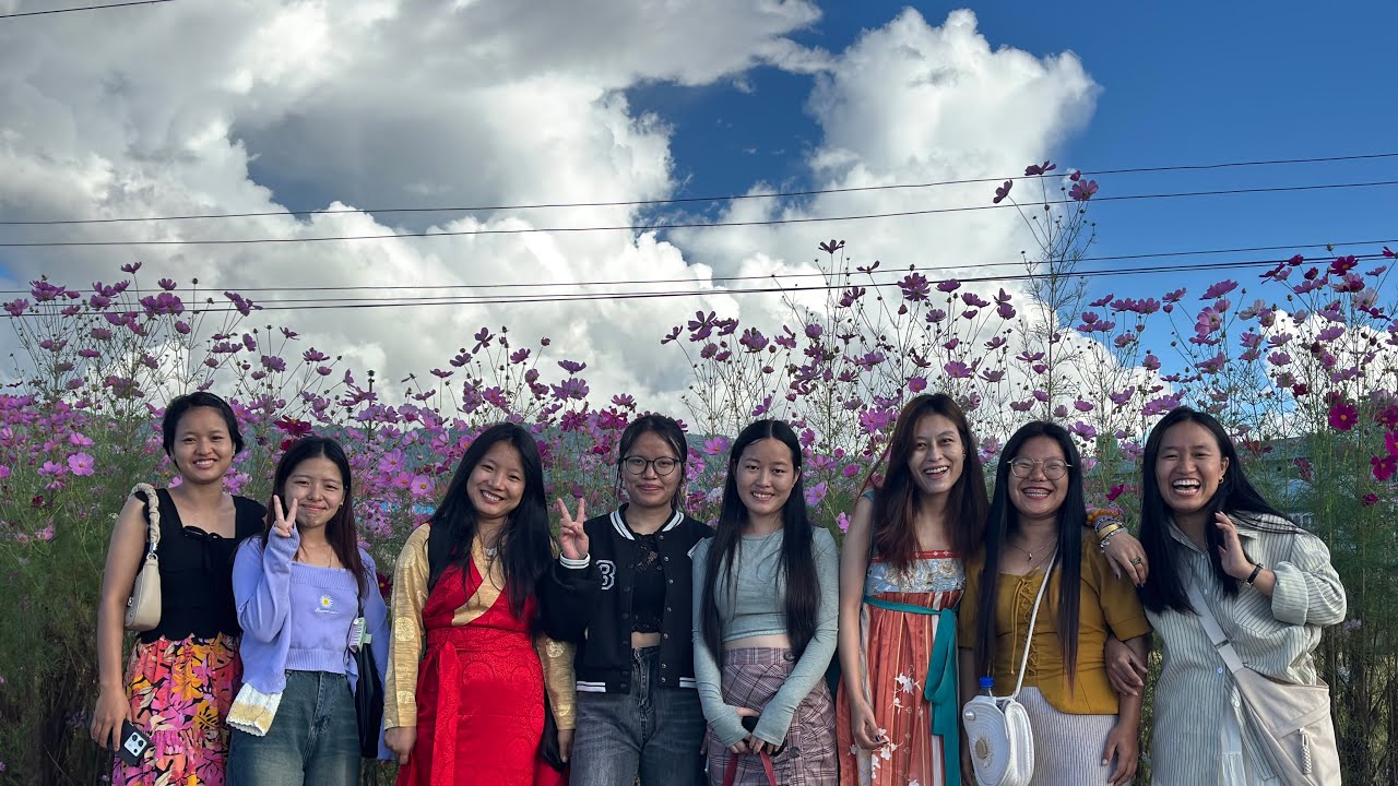 Our first outing together felt really wonderful 🌸🌸 #B.Ed mates #nature ziro #arunachalpradesh 