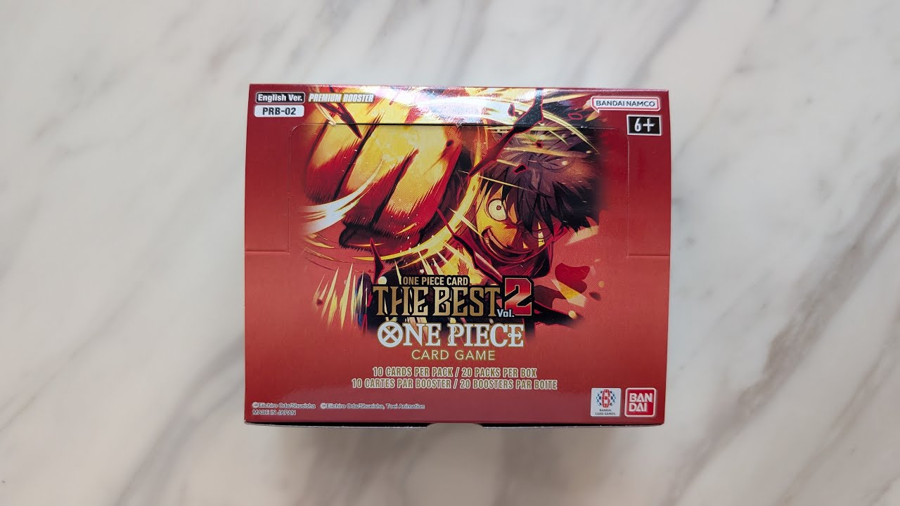 [One Piece] One Piece Card Game English Version PRB02 Booster Box Unboxing