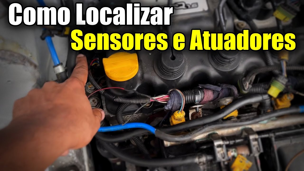 Aprenda a Localizar Sensores e Atuadores - Curso de Injeção Eletrônica - aula 14
