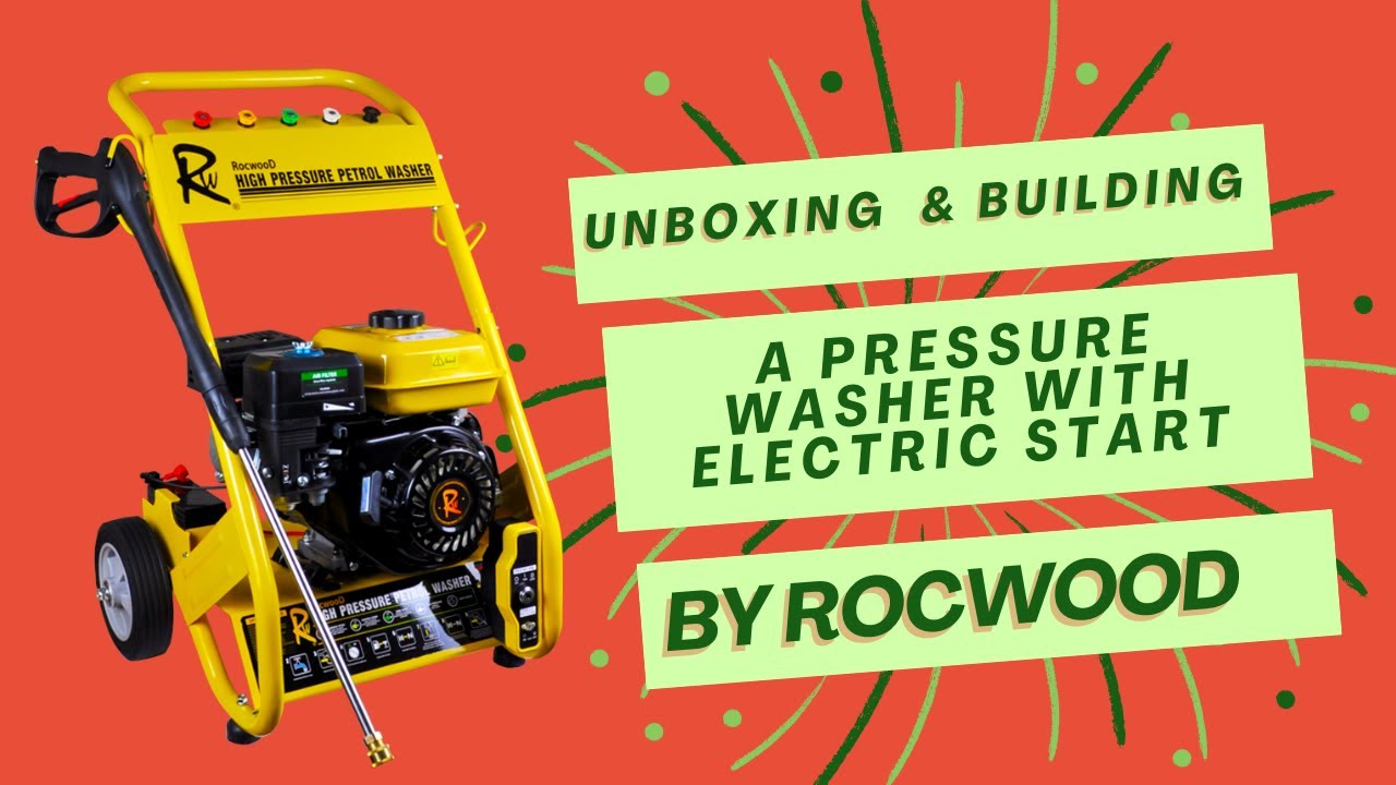 Unboxing and Assembly of a RocwooD Pressure Washer (RWHPPW4ES)
