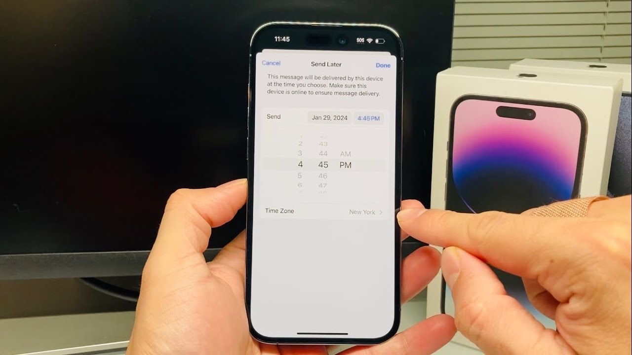 How to Schedule Email on iPhone