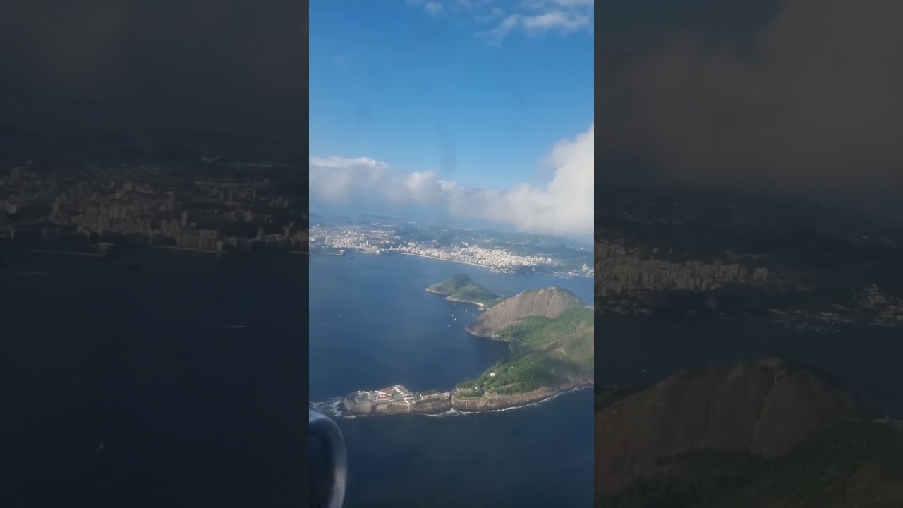 Sky View of Rio De Janeiro #Airplane #RiodeJaneiro #Brazil