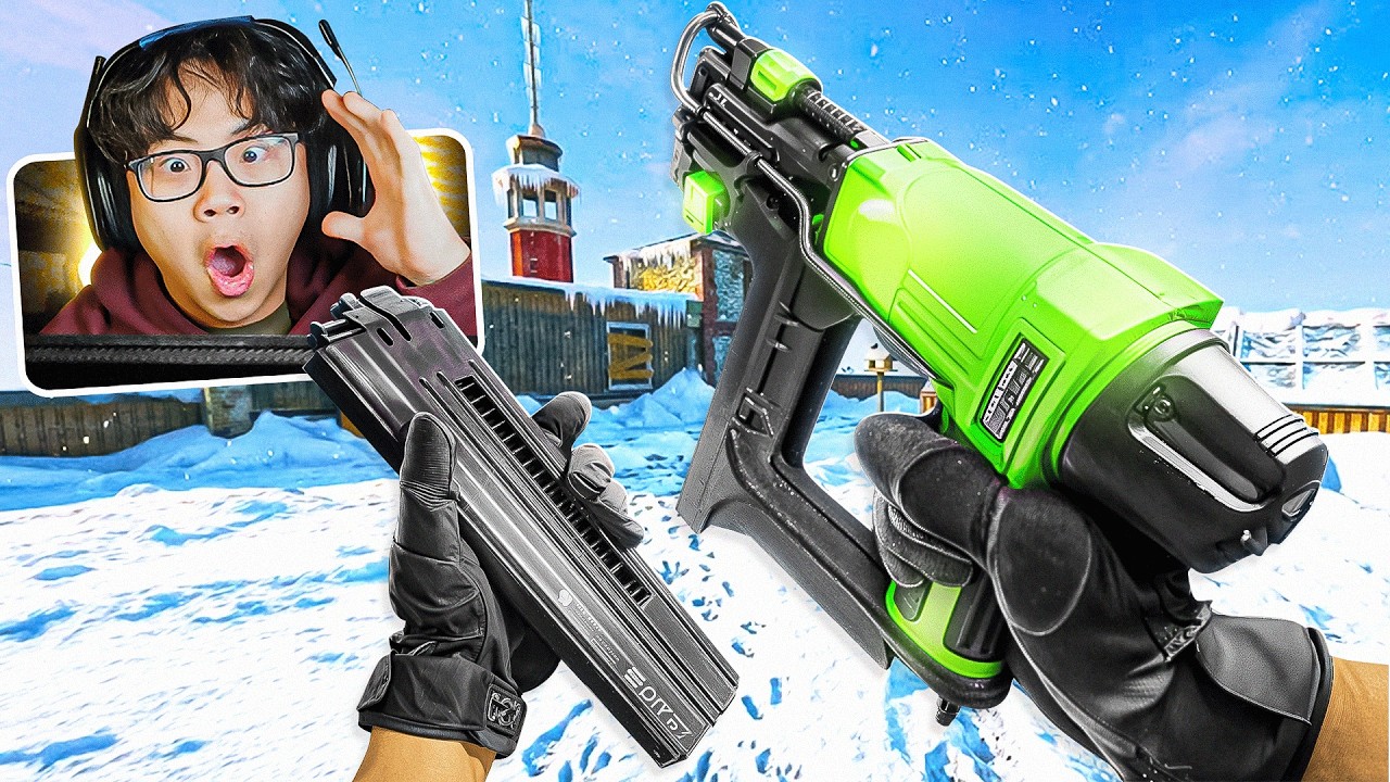 the NAIL GUN IS BACK in WARZONE and it's...