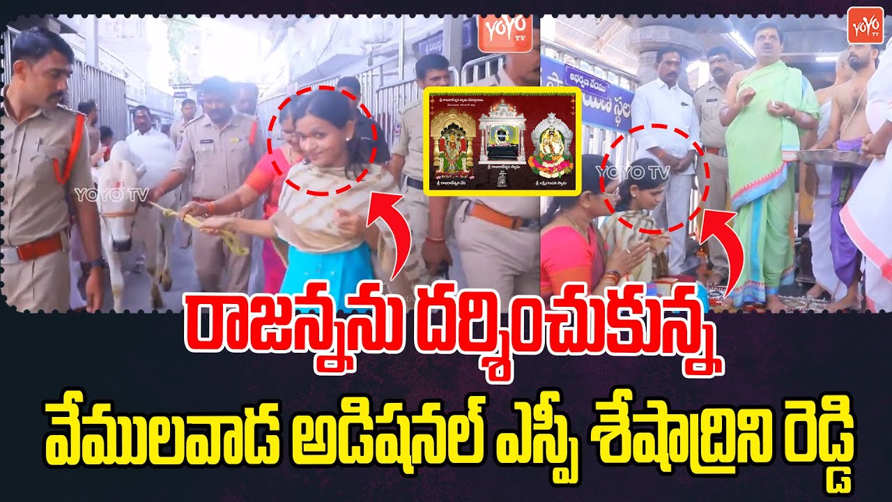 IPS Officer Sheshadrini Reddy Visited Vemulawada Rajanna Temple | Vemulawada | TG News |YOYO TV News