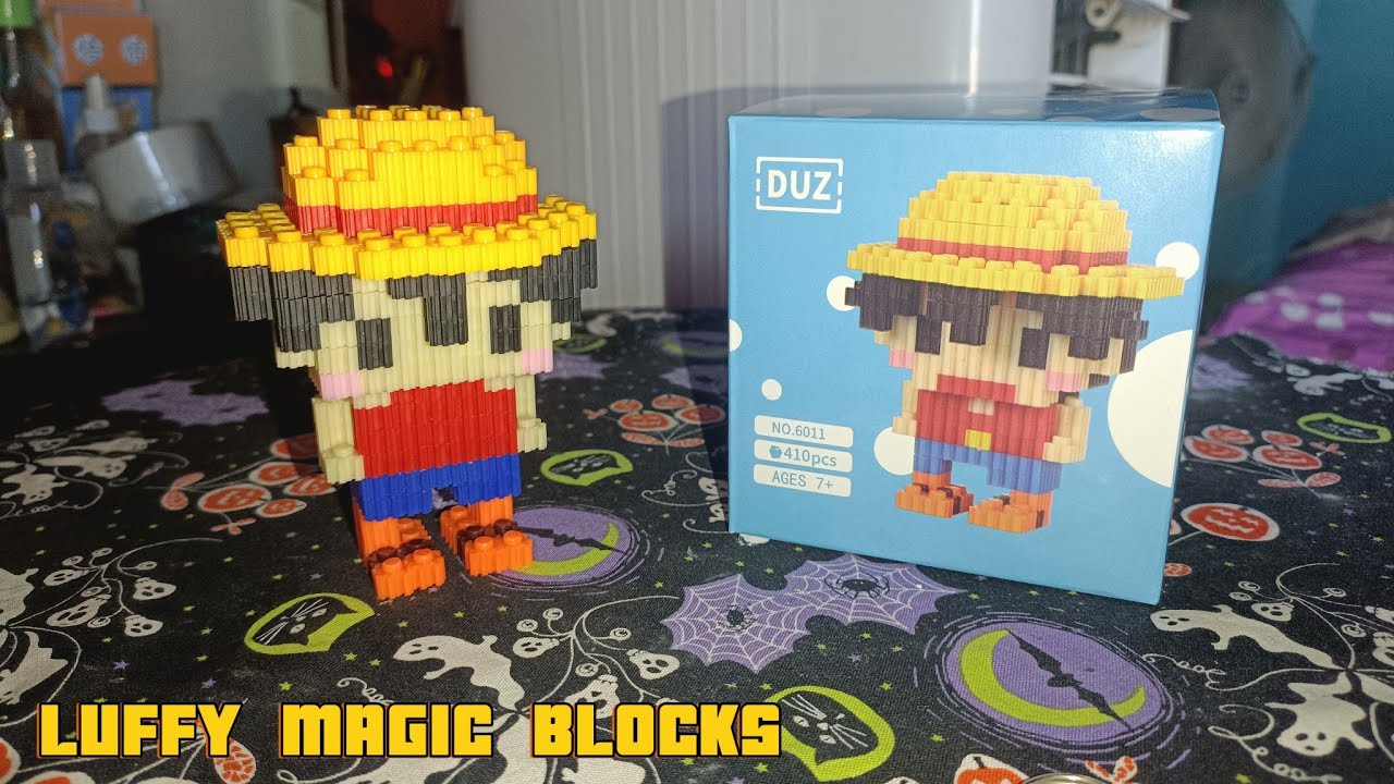 ¡Arma a Luffy de One Piece en Magic Blocks!  Tutorial paso a paso fácil 🏴‍☠️🏴‍☠️🏴‍☠️