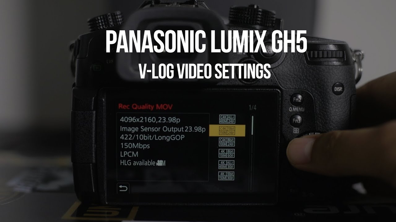 Настройки видео Panasonic GH5 для музыкальных клипов
