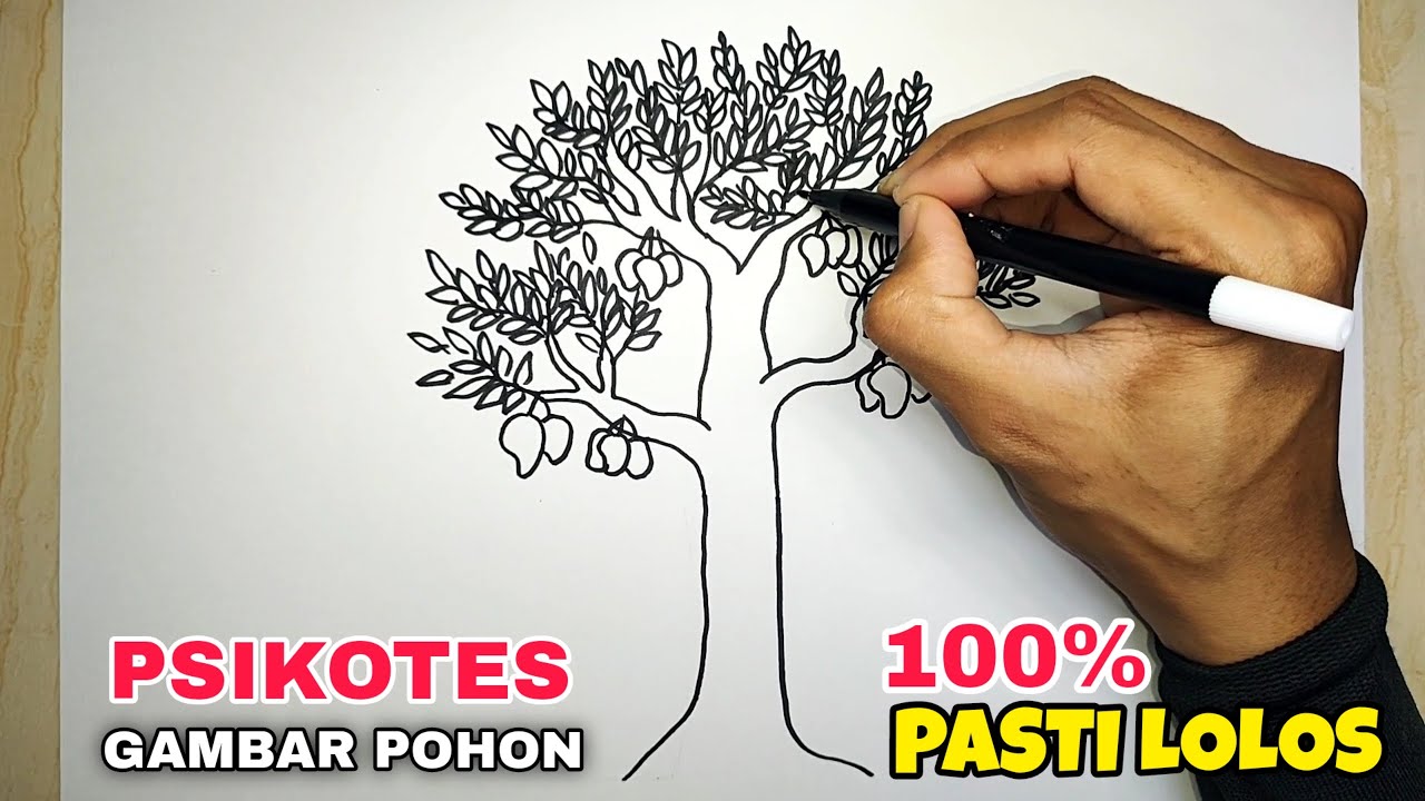 Gambar pohon psikotes simpel - PSIKOTES GAMBAR POHON 