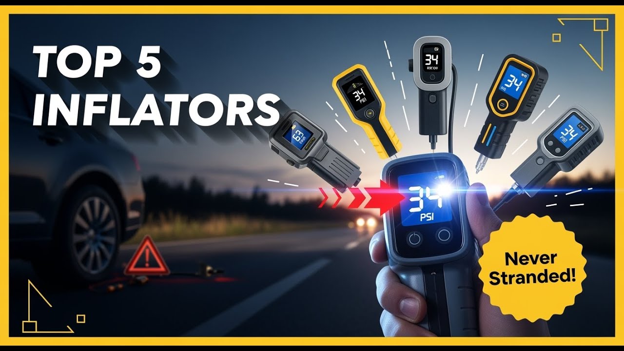 TOP 5 Best Portable Tire Inflators 2026