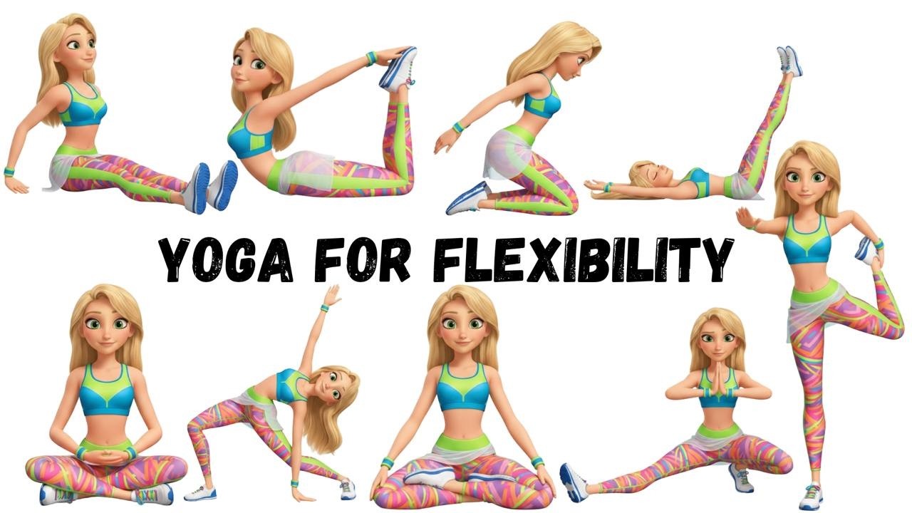 Yoga for Flexibility | Rapunzel Yoga for Children | Poses for Calm Mind and Healthy Body