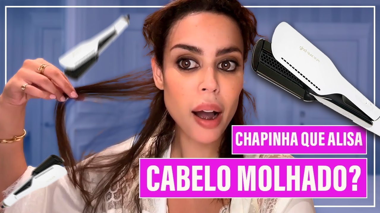 Chapinha pra cabelo molhado que promete ZERO dano ao cabelo. Funcionou ou fritou?