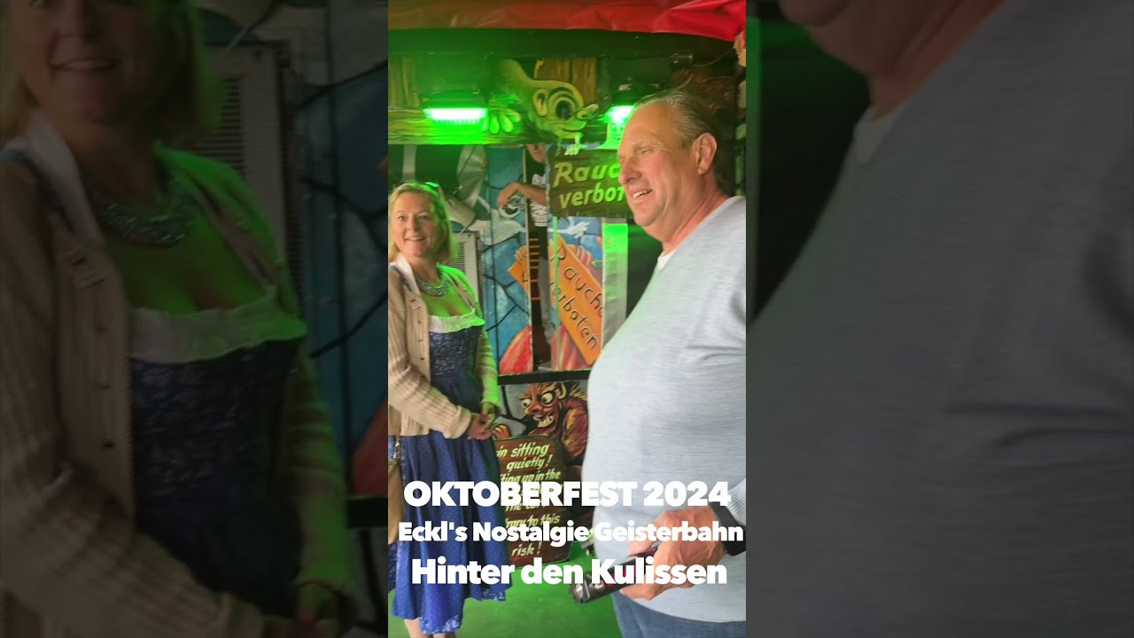 Backstage Oktoberfest 2024: Inside Eckl's Nostalgiegeisterbahn (Führung ca. 9 Minuten)