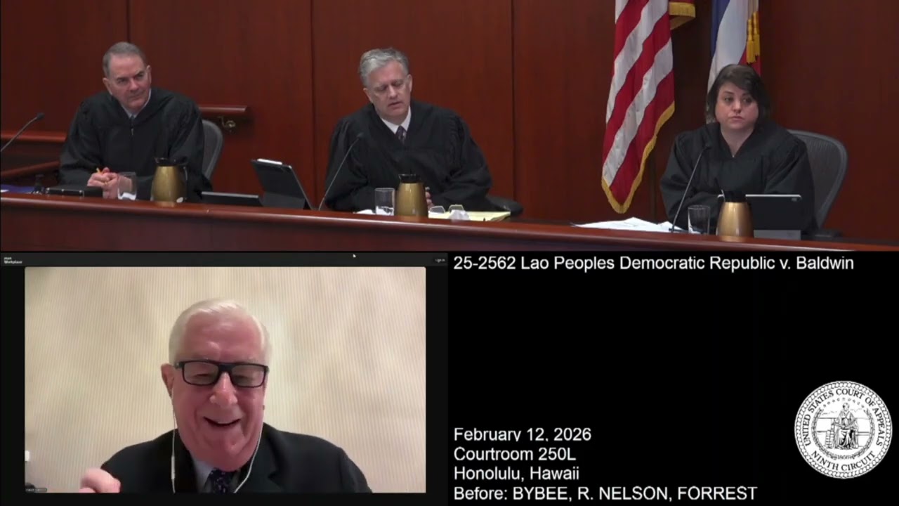 25-2562 The Government of the Lao People's Democratic Republic v. Baldwin, et al.
