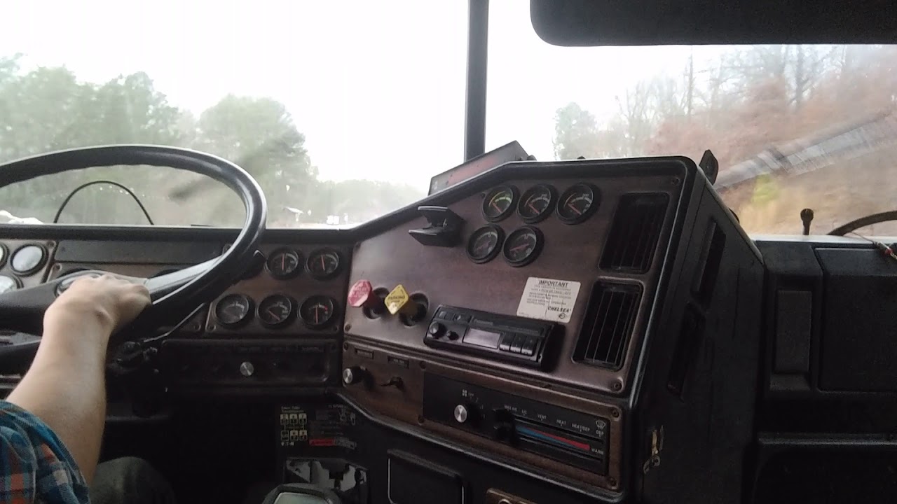 Straight piped Series 60 Detroit singing in the rain