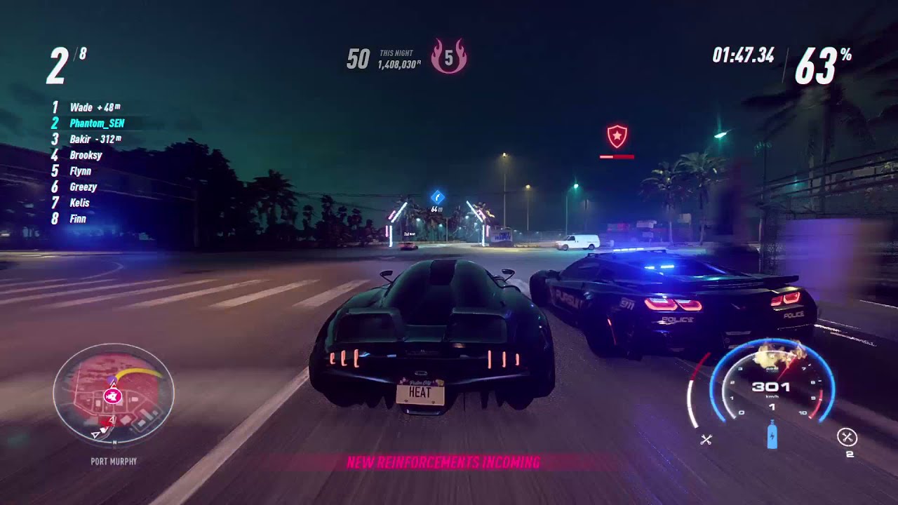 NFS Heat - Crash Compilation