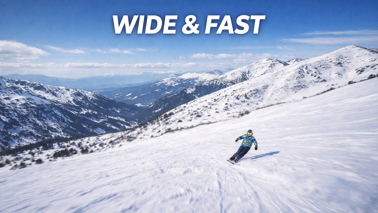 Borovets Snowboarding POV | Chair, than Suhar & Markudjik 1 Runs – Wide Balkan Mountain Riding