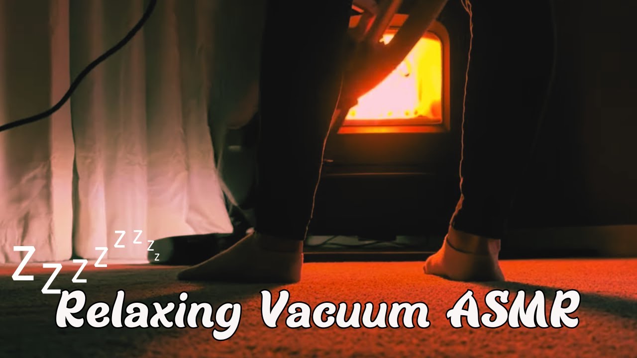 8 Hour Cozy Pellet Stove Vacuuming ASMR for Deep Sleep | Relaxing Fireplace White Noise