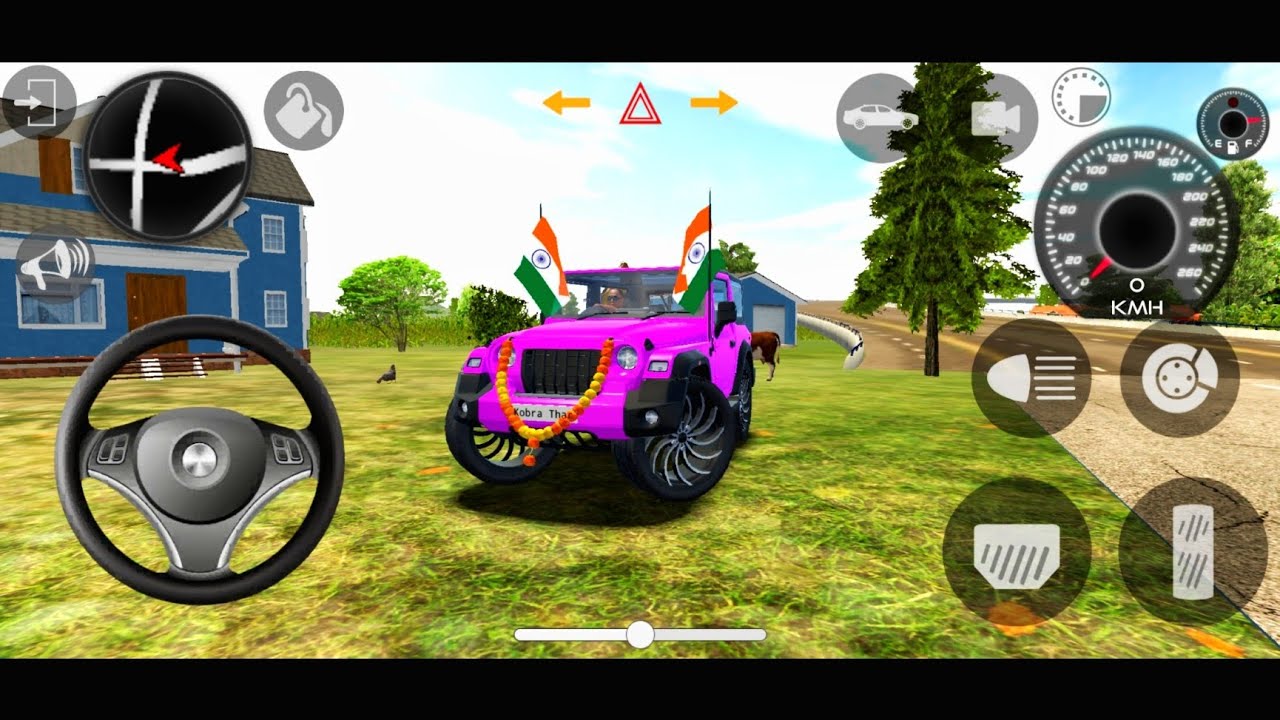 Modified Mahindra Thar😈Games:Indian Black Thar (Gadi Wala Games) Car Game Android Game - #2025