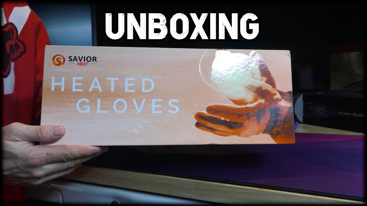 Savior Heat Heated Bluetooth Gloves Unboxing
