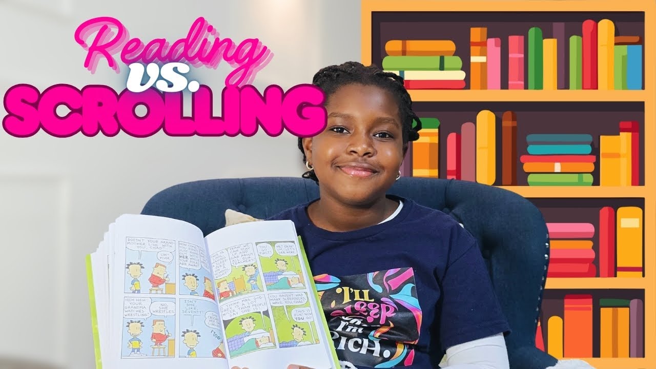 Reading vs. Scrolling | The Truth About What is Better For Your Brain From an 8-year-old #reading