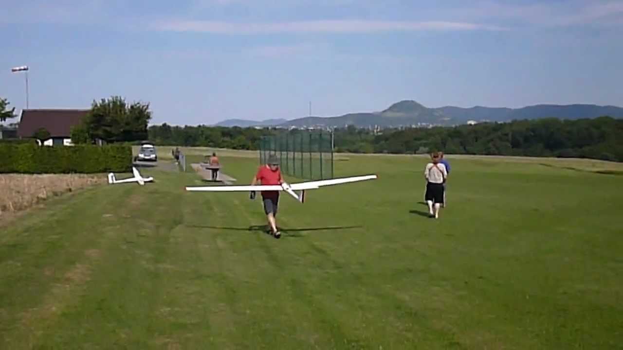 F-Schlepp Start und Landung  ASW 27 von HKM