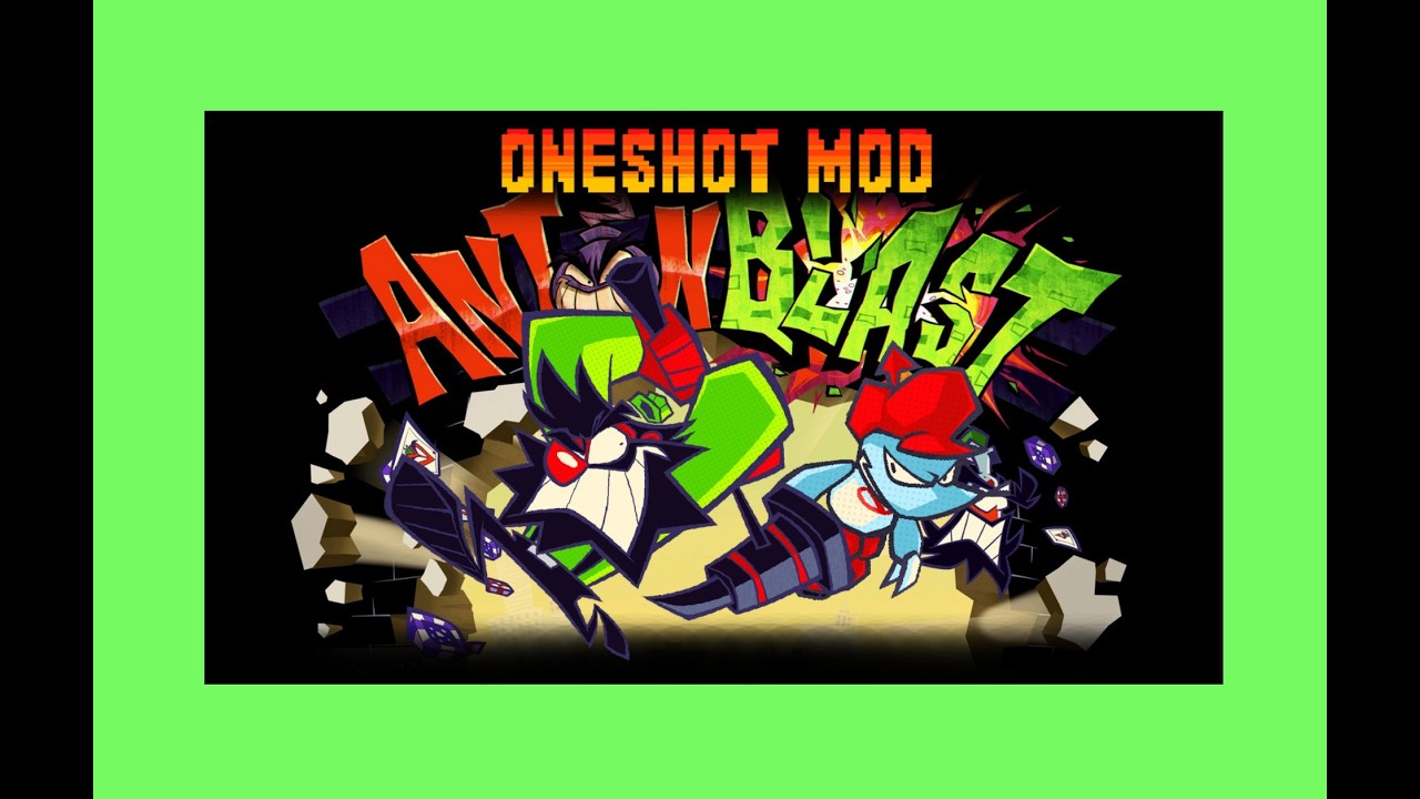 AntonBLAST Oneshot mod - FNF Mystery Box