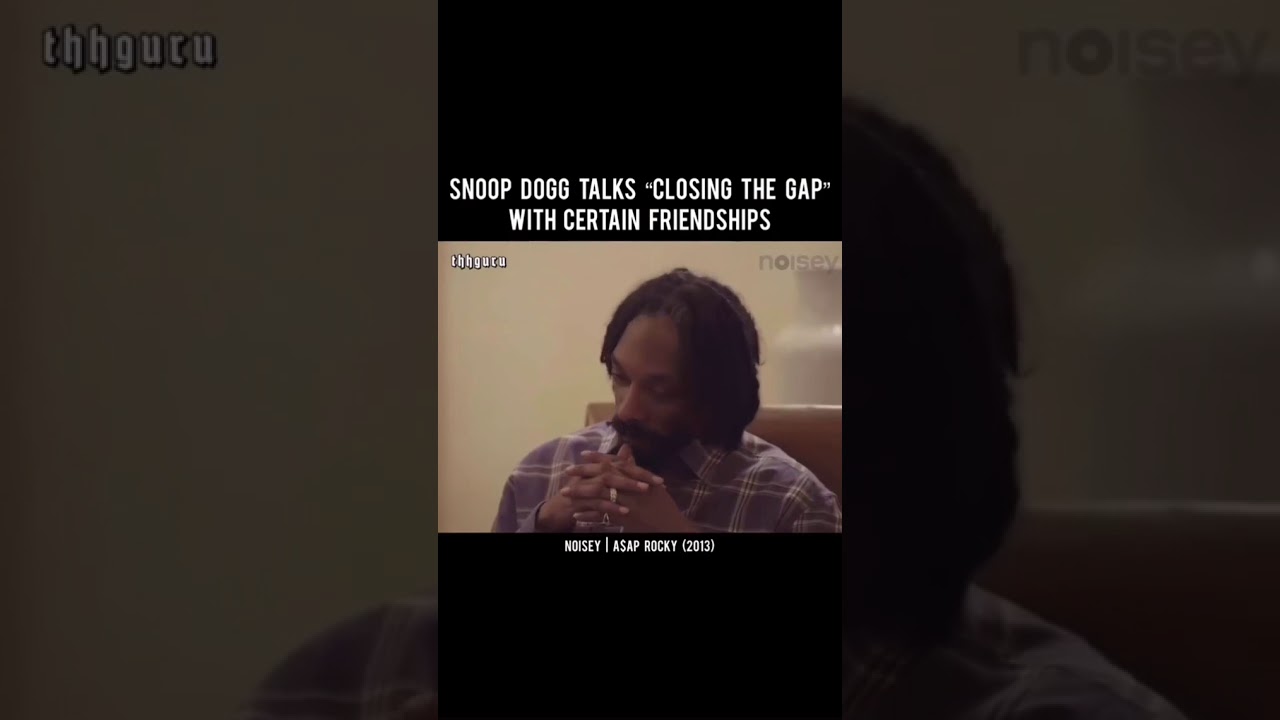 Snoop Dogg explains the meaning of &ldquo;Closing The Gap&rdquo;