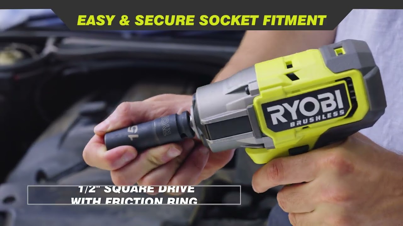 RYOBI&reg; 18V ONE+&trade; Brushless Impact Wrench [RIW18BL]