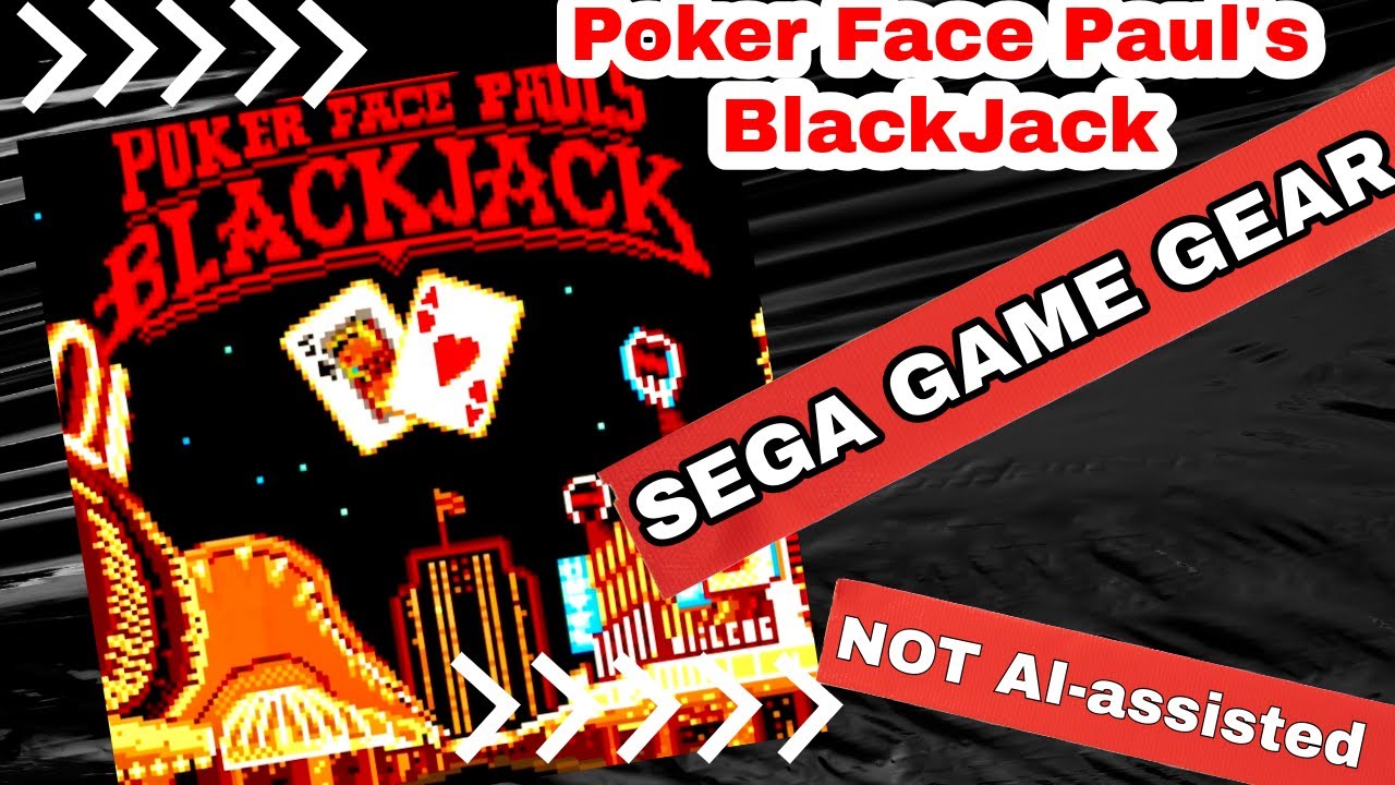 Poker Face Paul's Blackjack for Sega Game Gear - Full Game HD ( Longplay Long Play GameGear )