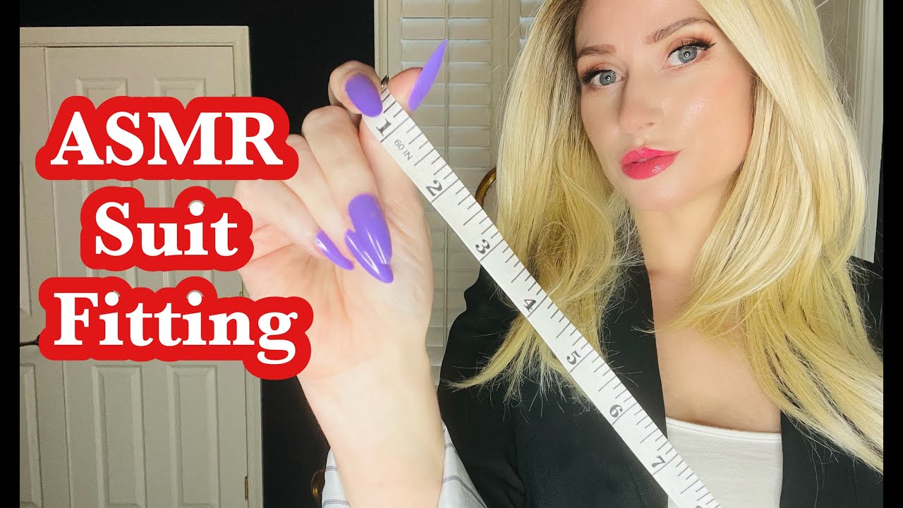 ASMR - Suit Fitting (calm and relaxing body measuring)