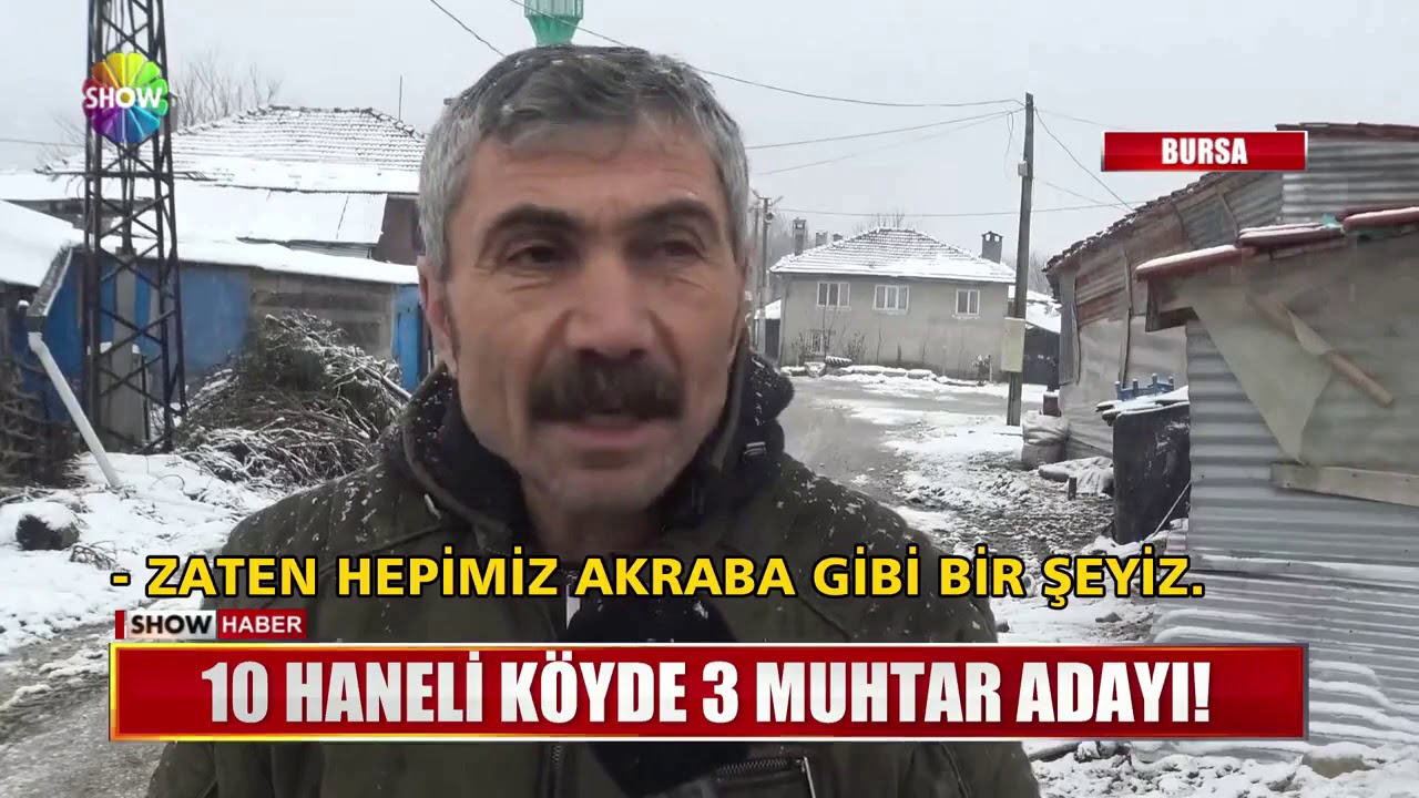 10 haneli köyde 3 muhtar adayı!