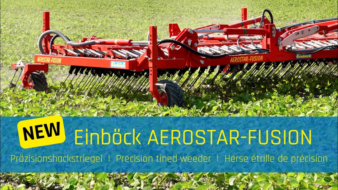 AEROSTAR-FUSION by Einb&ouml;ck | Pr&auml;zisionshackstriegel | Precision tined weeder | Herse &eacute;trille