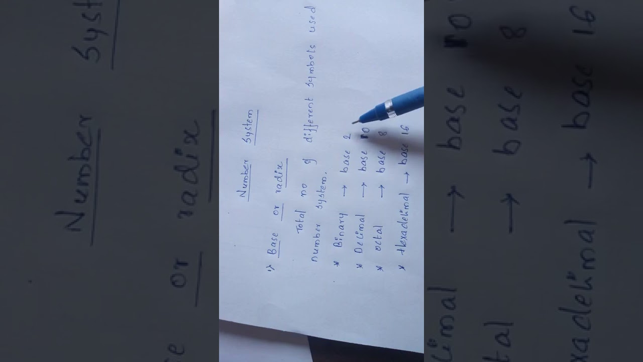 number system 1