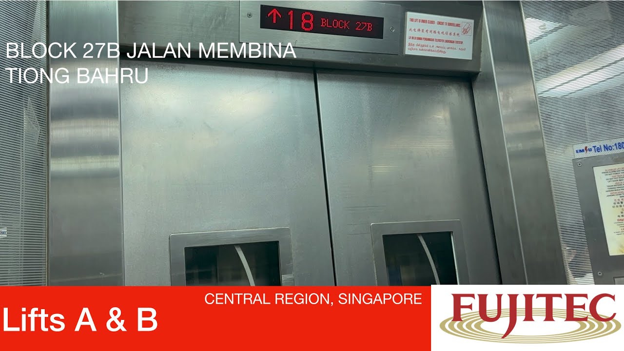 HDB Block 27B Jalan Membina (Tiong Bahru) || Fujitec Elevator 