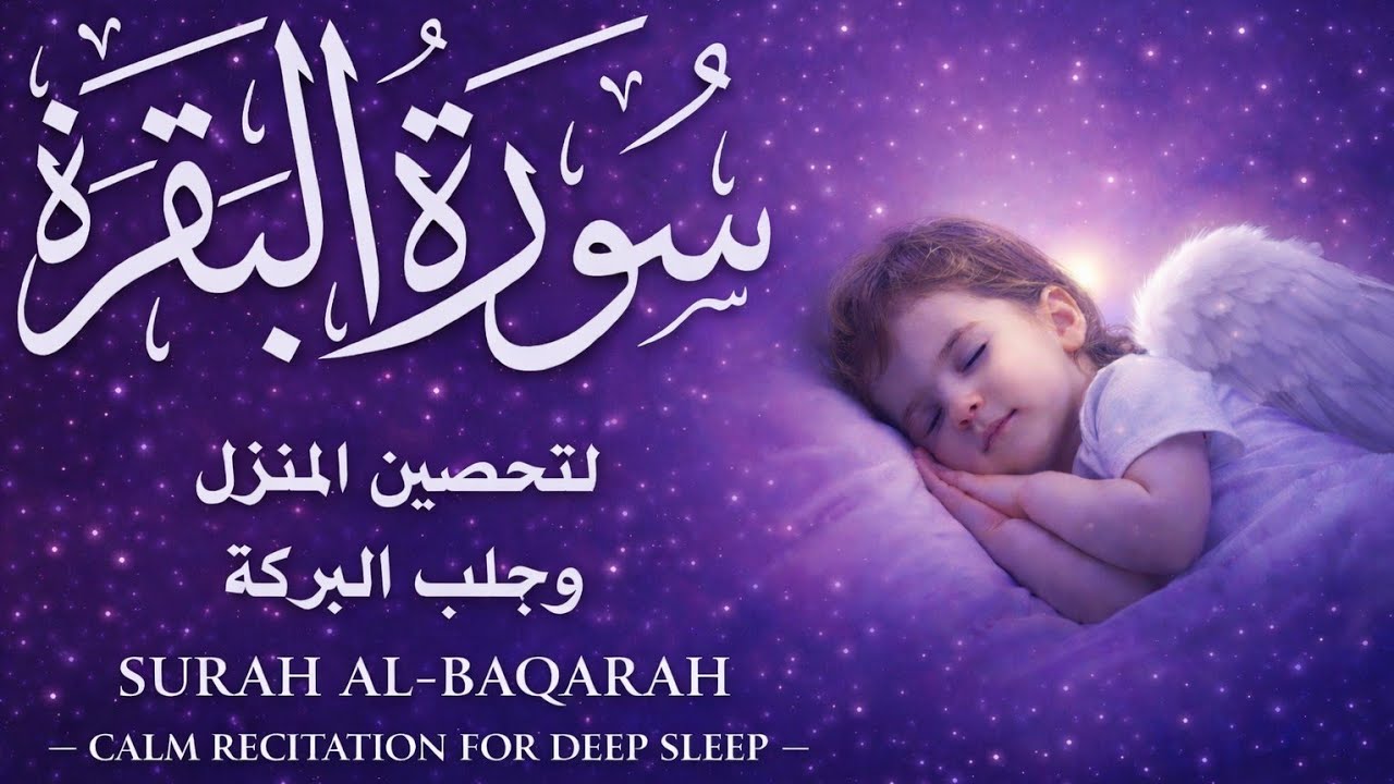 سورة البقرة كاملة | تلاوة تساعد على النوم فورًا – Quran Recitation for Deep Sleep