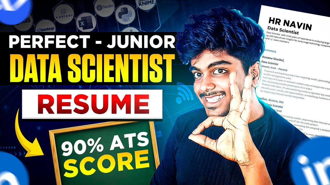 Best Resume Format for Data Scientists in 2025🤯|Ats Friendly resume for freshers Tamil