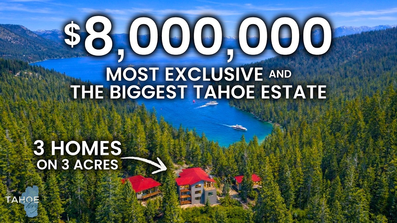 Inside One of the MOST EXCLUSIVE Luxury Estates in Lake Tahoe, Nevada