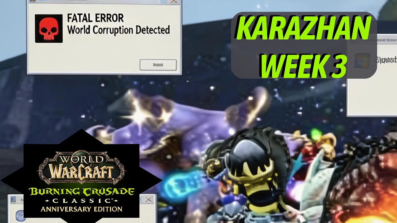 Windows update destroyed my pc - Here's Karazhan week 3 anyways