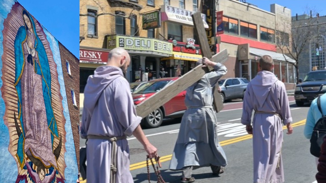 NYC - Franciscan Friars of the Renewal - Way of the Cross, Good Friday