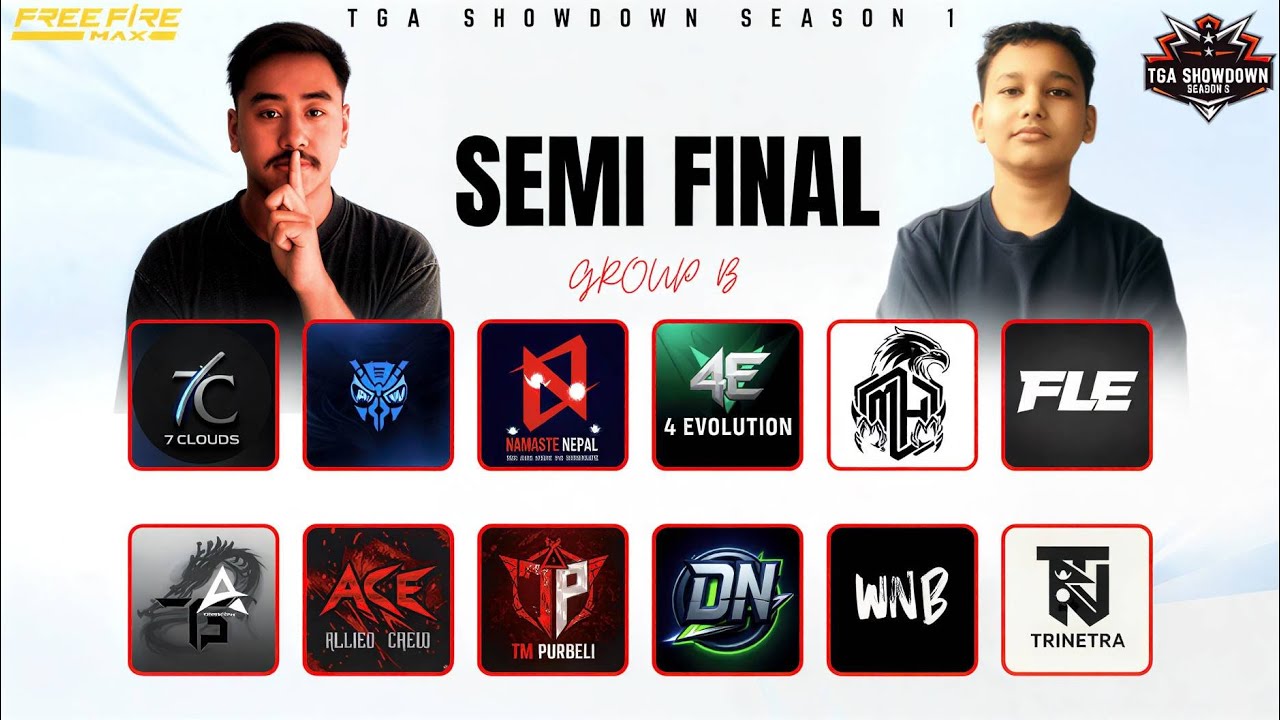 TGA Showdown S1 | Semi Final – Group B 🔴