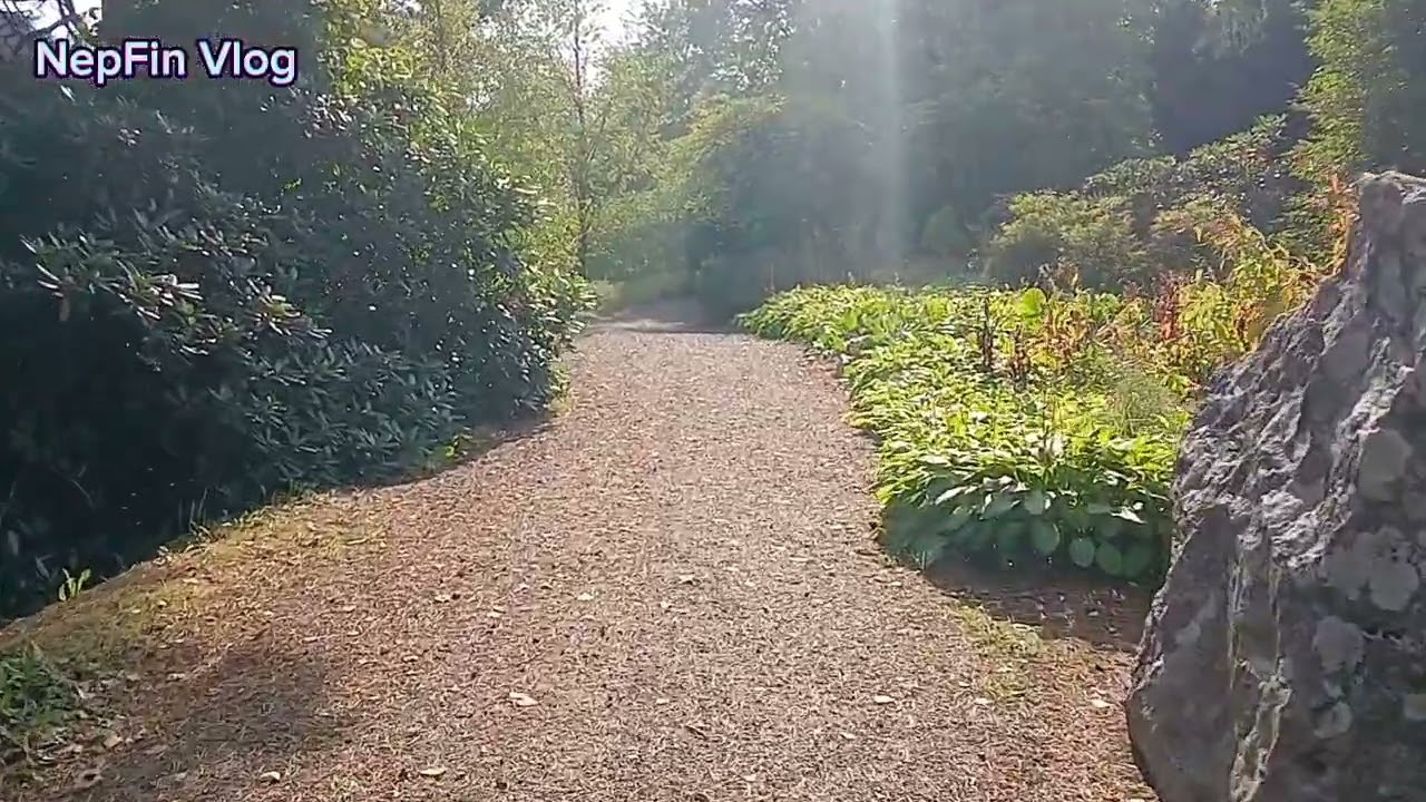 Way to market in kuusankoski,kouvola. Walking tour.