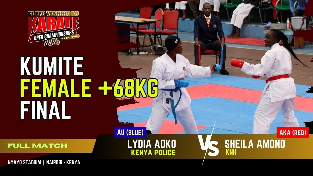 Lydia Aoko (Kenya Police) VS Sheila Amondi (KNH) | Elite Warriors Karate | Nairobi 2026