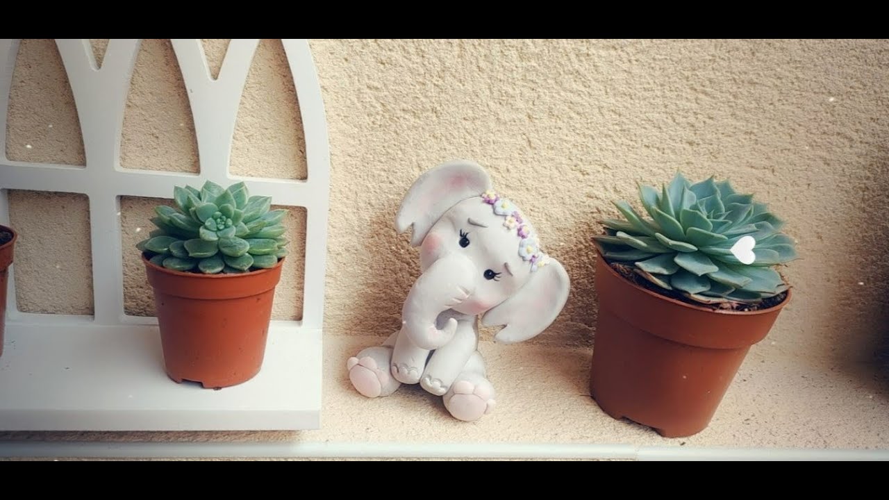 Elefante en porcelana fria, MUY FACIL