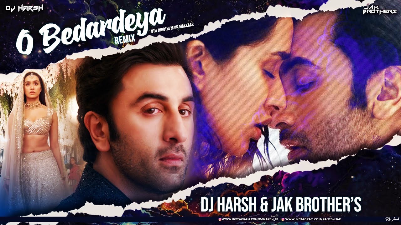 O Bedardeya Remix || Dj Harsh & JakBrother's #new #lofi #song