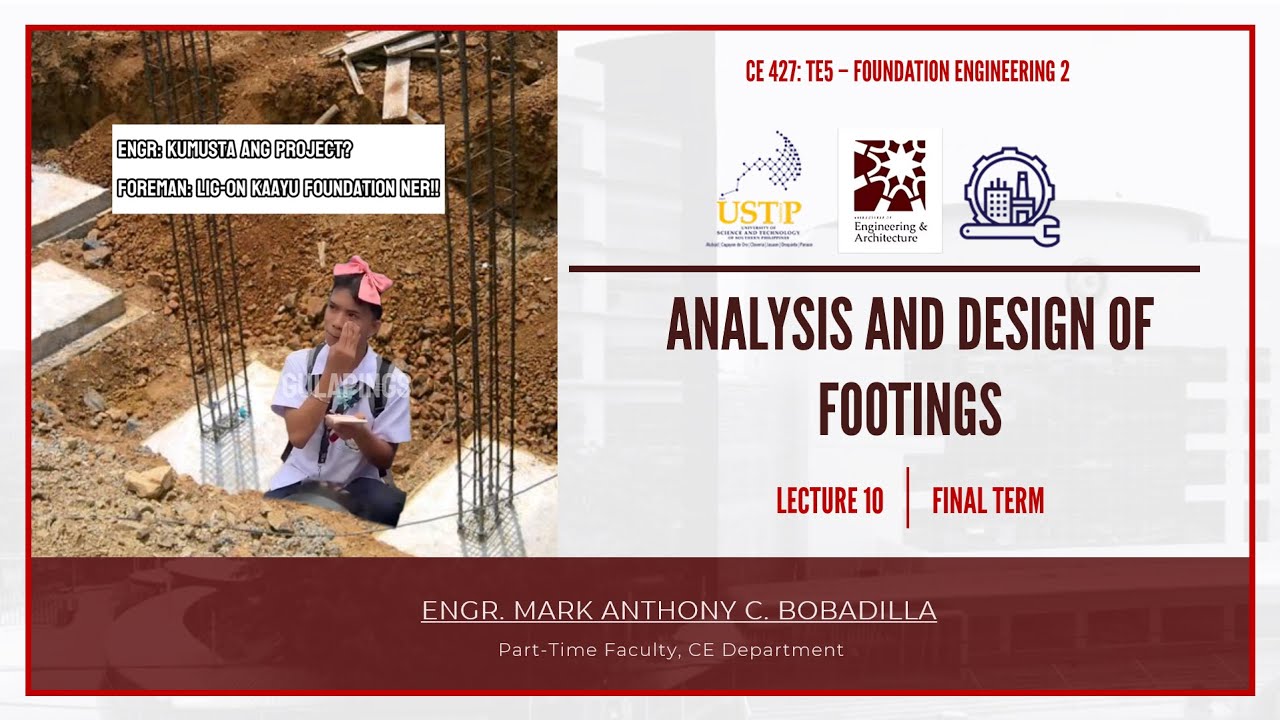 ANALYSIS AND DESIGN OF FOOTINGS | Concept 