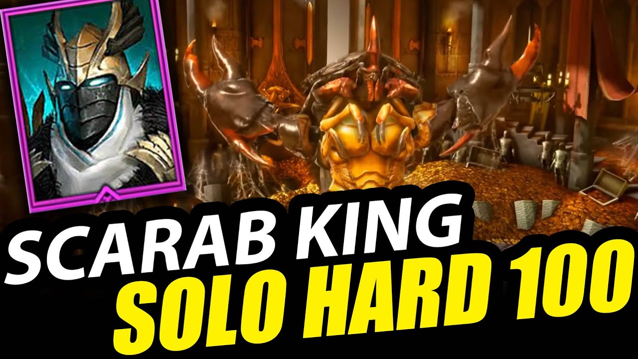 BUDGET BUILD VERGIS! - SOLO SCARAB KING DT Hard 100 - Champion Spotlight Ep 3 - RAID: Shadow Legends