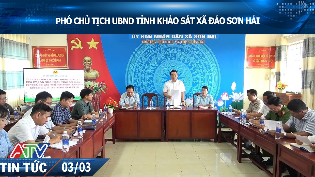 PHÓ CHỦ TỊCH UBND TỈNH KHẢO SÁT XÃ ĐẢO SƠN HẢI