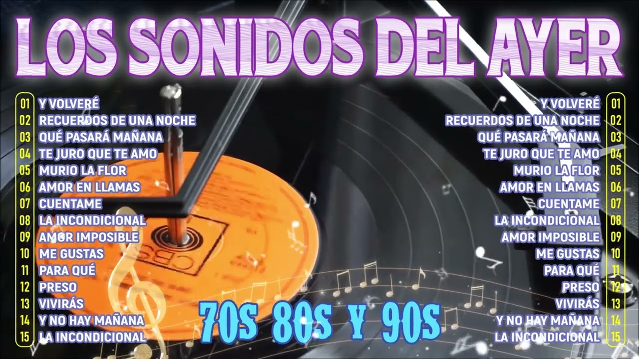 LAS 100 CANCIONES ROMANTICAS INMORTALES 70&acute;s 80&acute;s ~ Viejitas Pero Bonitas Romanticas En Espa&ntilde;ol
