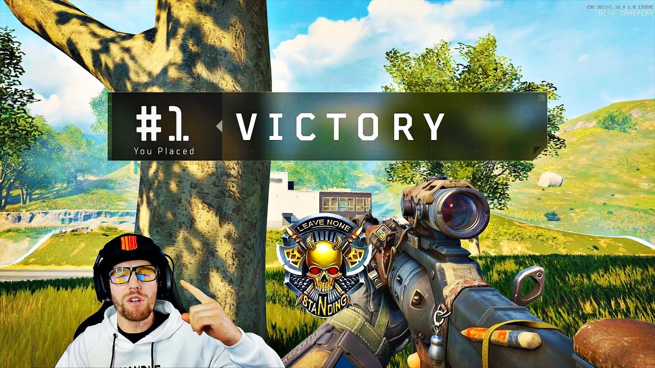 MY 1ST VICTORY GAMEPLAY IN BLACK OPS 4 BLACKOUT! ☝️